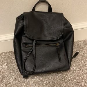 Mini Black Backpack